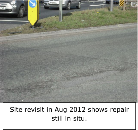 Revisit of pothole repair