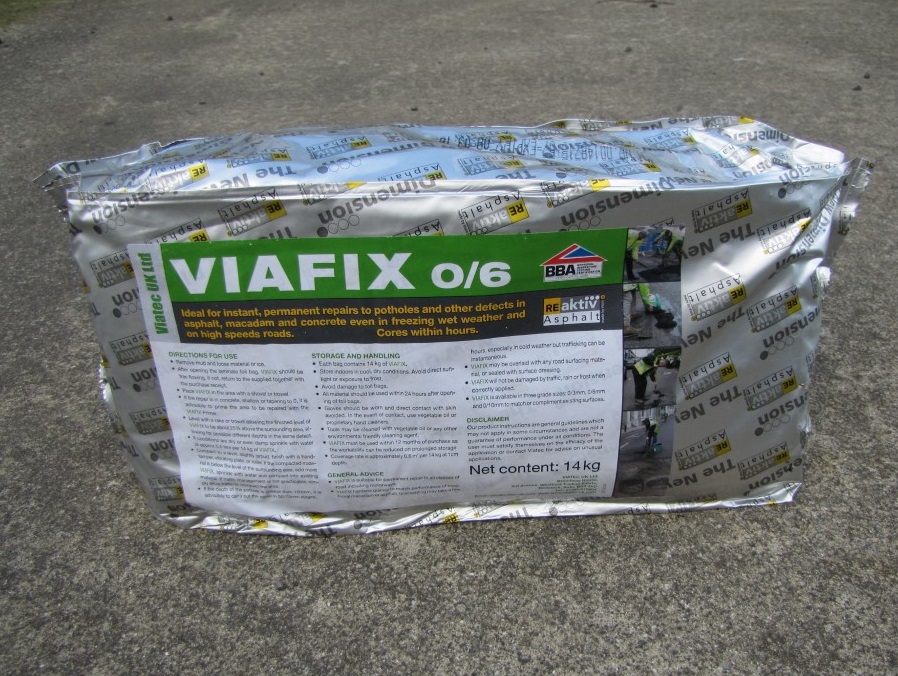 pothole repair filler viafix bag